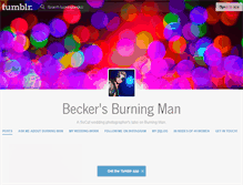 Tablet Screenshot of burningbecker.com